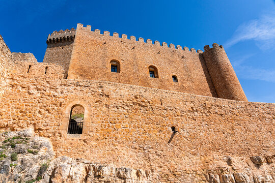 Scenic sight in Alarcon, beautiful village in the province of Cuenca, in the Castilla La Mancha region of Spain.