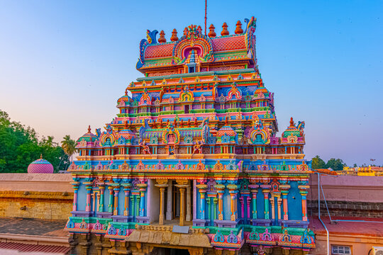 Sri Ranganatha Swamy temple is located in Srirangam, Tiruchirapalli, Tamil Nadu, South India. This Hindu temple dedicated to Ranganatha a form of Vishnu & his consort Ranganayaki a form of Lakshmi.