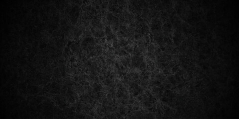 Obraz premium Dark black old wall paper grunge background. black blackboard and chalkboard texture. Dark black concrete wall texture element vintage grunge charcoal paint rough, distress backdrop background.