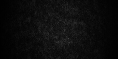 Obraz premium Black limestone wall rough granite concrete grunge texture backdrop background. dark grey black slate texture.
