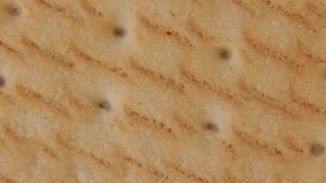 Macro Rotation of Cookie Surface Pattern.