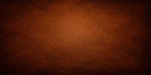 Fototapeta premium A dark grunge brown leather and aged vintage paper texture with a rough design for a retro fabric surface backdrop