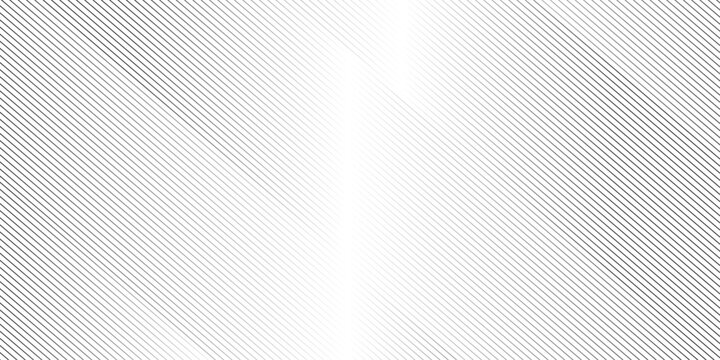 Abstract vector gradient gray line pattern Transparent monochrome striped texture, minimal background. Abstract wave line elegant white striped diagonal line technology concept web texture design.