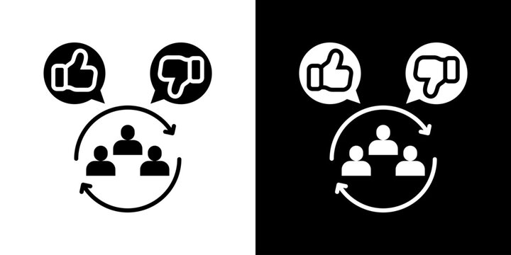 Customer Feedback Icon Set Multiple Style Collection