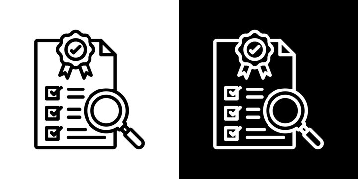 Quality Control Icon Set Multiple Style Collection