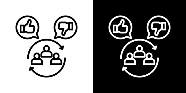 Customer Feedback Icon Set Multiple Style Collection