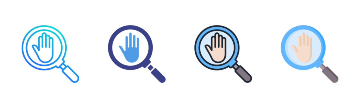 Privacy Icon Set Multiple Style Collection