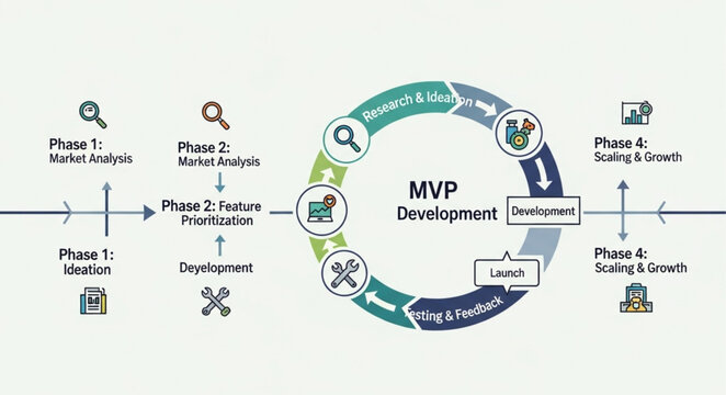 MVP Development Cycle Diagram.