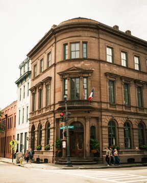 Historic architecture in downtown Charleston, South Carolina
