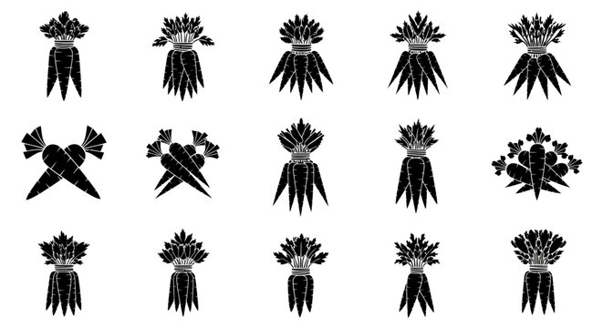 Collection of black darts and arrows with feathers on white background various designs and patterns