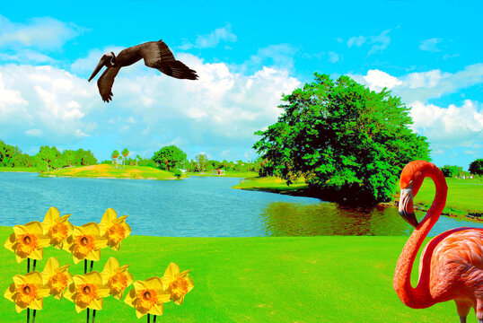 Bonaventure Country Club garden