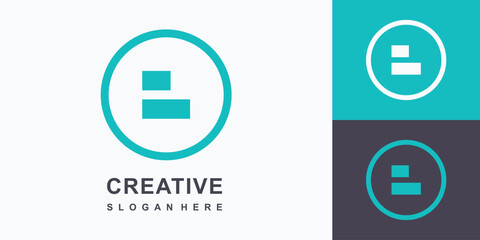 logo template B. icons for business of fashion, sport, automotive, technology digital, simple. - VECTOR © Syifah
