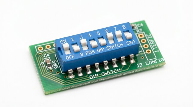Close-up of electronic circuit board.