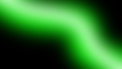 Obraz premium Abstract Green Gradient Light Flow Background