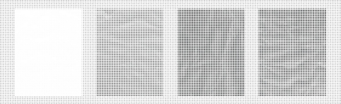 Four gray fabric textures on a transparent background are shown side by side
