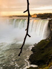 Fototapeta premium Pristine Wilderness and Plunging Waters of Victoria Falls