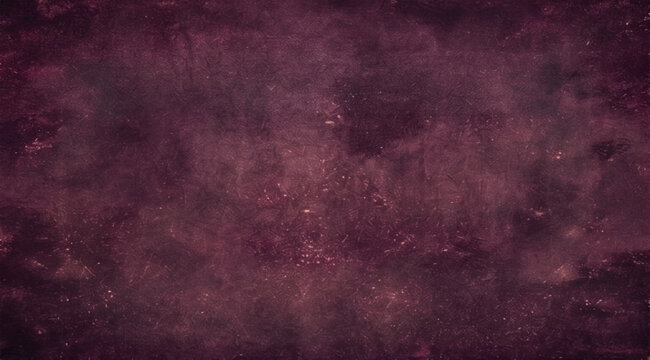 Burgundy grunge texture background with distressed and mottled effect