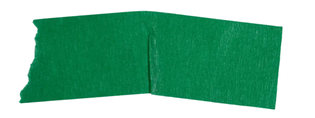 green wrinkled torn washi tape and adhesive masking strips, paper tapes for scrapbooking, decorative creative framing, isolated on transparent or white background png © Corri Seizinger