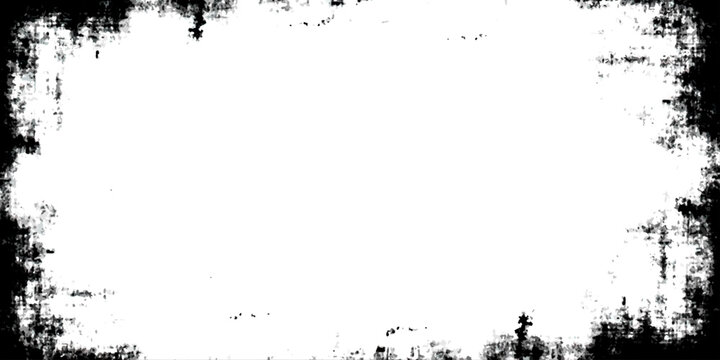 Grunge border vector texture background. grunge frame for your text. Vector graphic illustration with transparent white. 