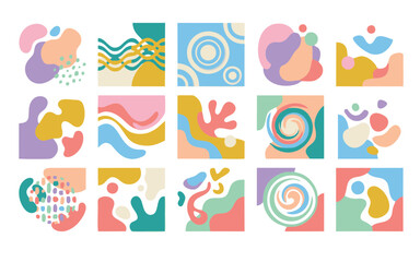 Fototapeta premium vector illustration of a set of abstrak symbols