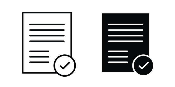 Documents icon and symbol series vector illustration