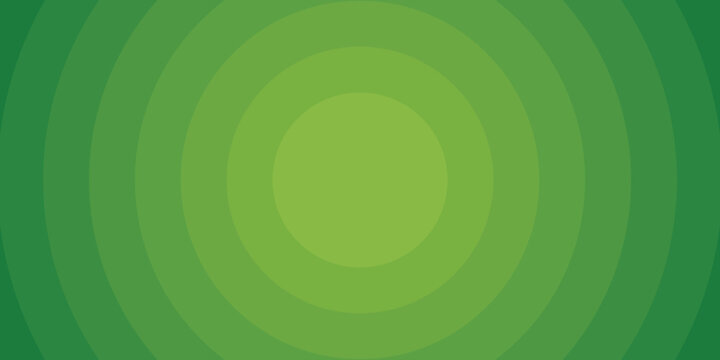 Abstract green background with concentric circles pattern