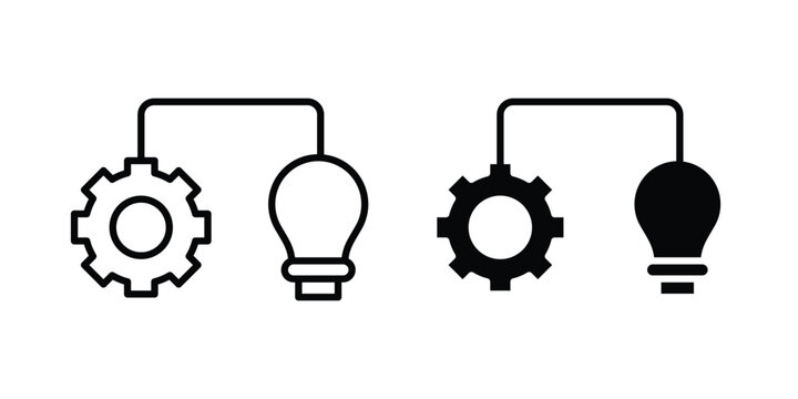Implementation icon and symbol series vector illustration