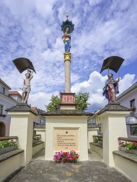 Marian Column, Oberw&ouml;lz, Styria, Austria