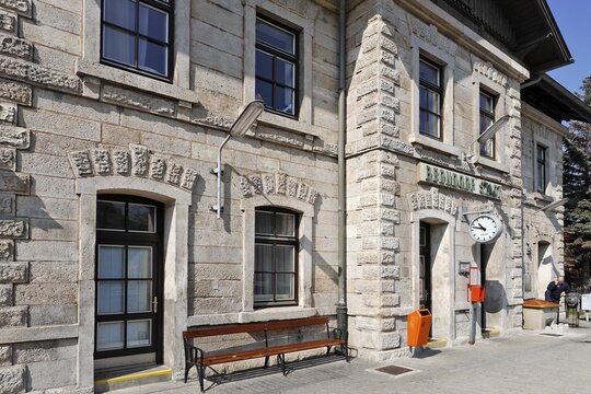 Train station, Berndorf, Lower Austria, Austria, Europe
