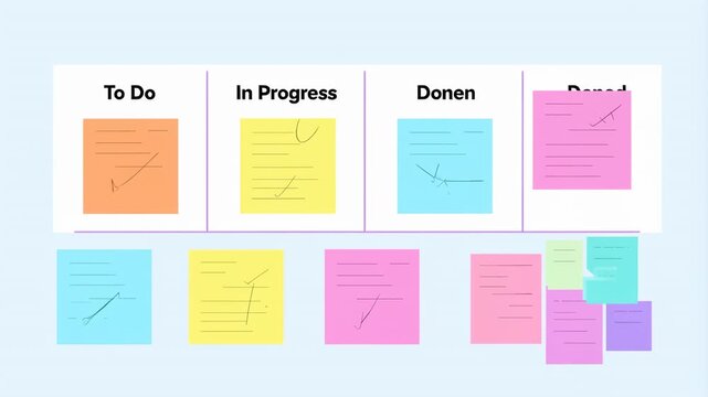 Animated Kanban Board Project Management