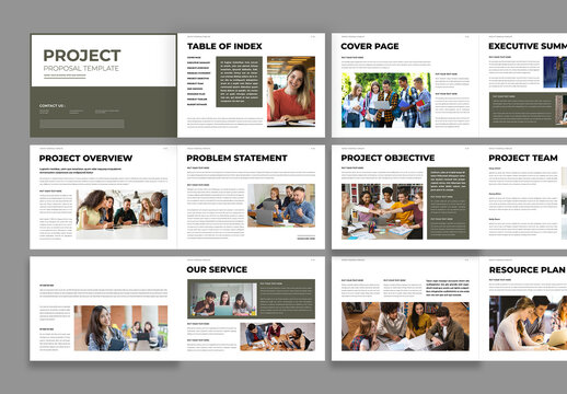 Project Proposal Template Design