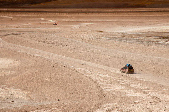 Off-Road Tour mit Jeep in W&uuml;ste, Altiplano, Bolivien