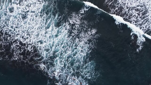 beach with black sand, Playa Jardin, Puerto de la Cruz de Tenerife, Spain