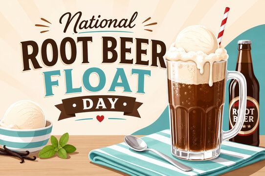Celebrating National Root Beer Float Day with a delicious treat