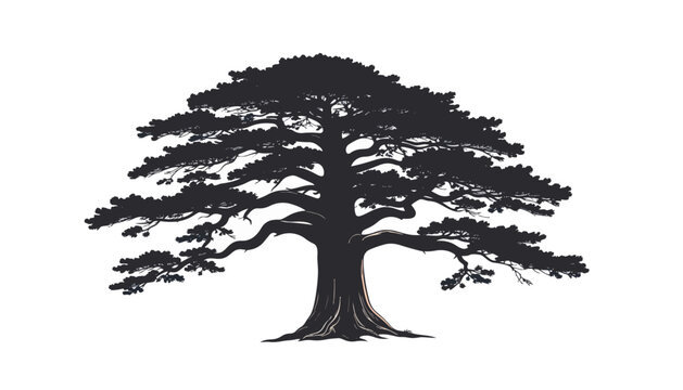 Isolated Redwood Tree