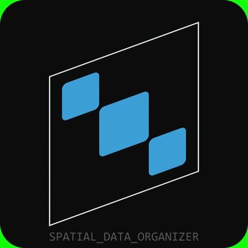 Futuristic HUD Spatial Data Organizer Interface Animation on Green Screen