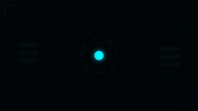 Stunning Dark Background with Bright Central Light Effect in a Smooth Animation Style Video