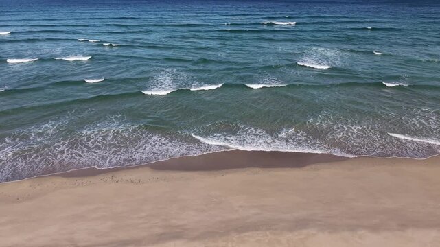 Playa do rostro beach in finisterre galicia spain