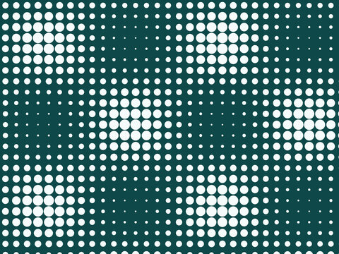 Op Art Undulating Circle Grid Pattern Modern Abstract Background