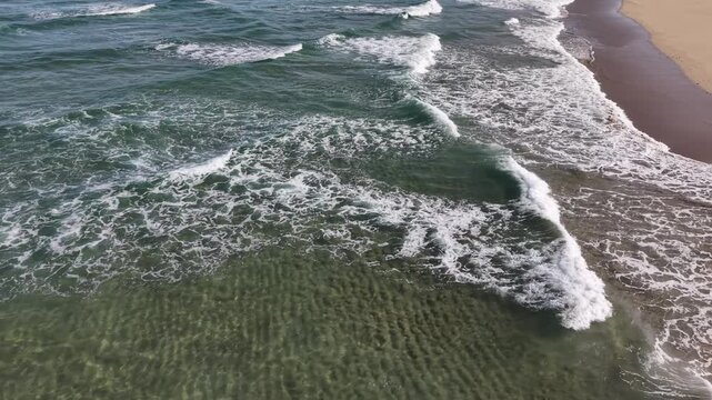 Playa do rostro beach in finisterre galicia spain