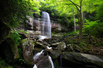 Great Smoky Mountains waterfalls hiking trails and mountain landscapes © Patrice