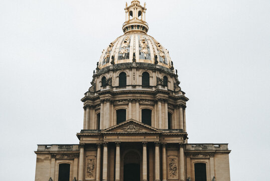 Classic architectural marvel with majestic dome in Paris