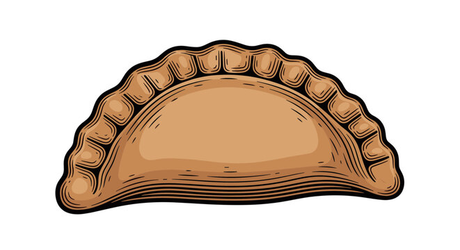 Empanada illustration
