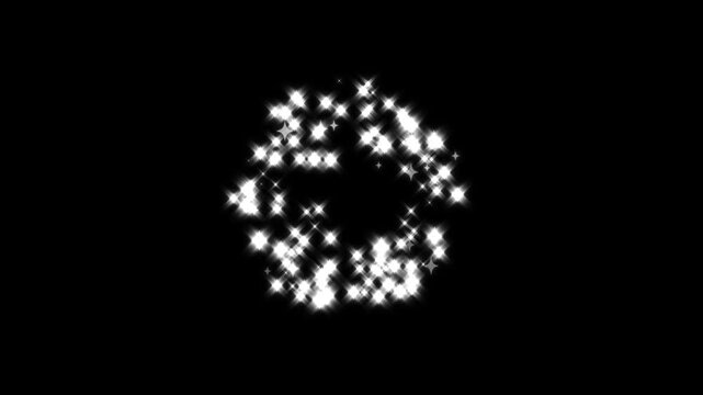 Magic sparkles glitter line stars, blast line shining comet trace with glare effect, glittering light line sparkle tail, fairy dust sparkle motion, Slow Motion, black Screen Background. 4k video