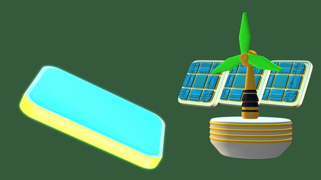 Smartphone charging with renewable solar and wind energy