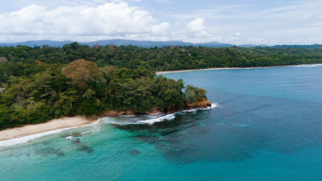Puerto viejo Costa Rica en drone