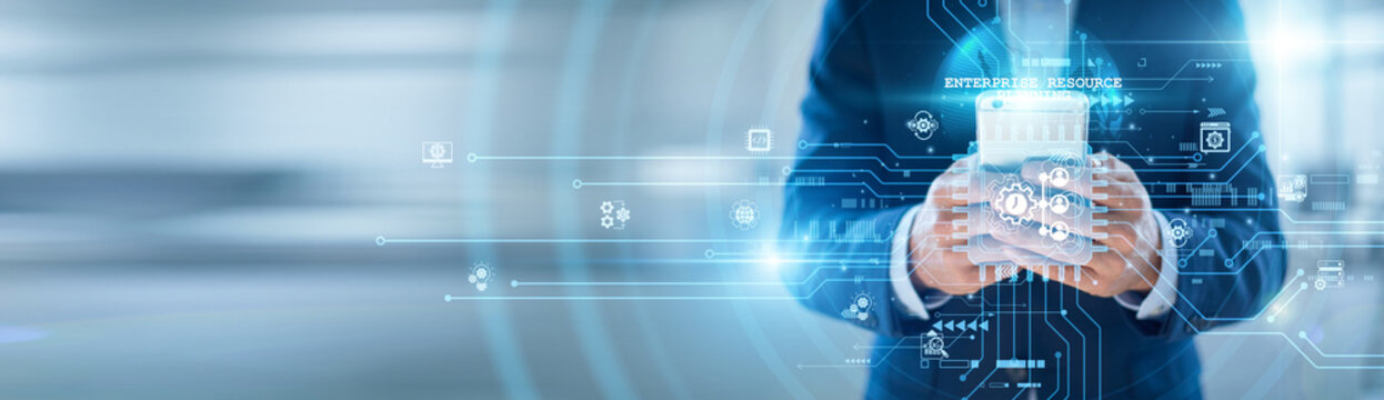 Managers use mobile ERP software to sync inventory, finance, and operations data across departments. Streamlining internal workflows and productivity for better organizational resource control.