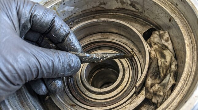 Helicopter Rotor Grease Contamination Inspection for Aerospace Predictive Maintenance Analysis