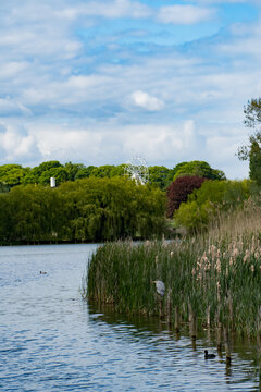 A view of Wicksteed park Kettering Northamptonshire
