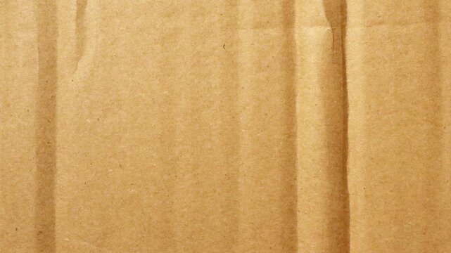 Brown cardboard texture background stop motion.